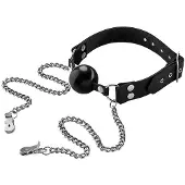 Rimba - Mondknevel met silicone bal met tepelklemmen