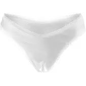 Amorable - Sexy Slipje Met Open Kruis - Wit - One Size