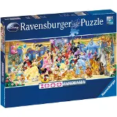 Ravensburger Disney Groepsfoto - Panorama Puzzel (1000)