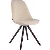 CLP Toulouse - Eetkamerstoel - Rond frame - Fluweel creme cappuccino