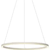 QAZQA Design hanglamp beige 80cm incl. LED 3-staps dimbaar - Girello
