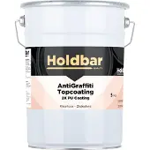 Holdbar Anti Graffiti Topcoating Zijdeglans 5 Kg - Maakt Graffiti Verwijderbaar - Graffiti Verwijderen - Glashelder - Transparant - Vrijwel onzichtbaar
