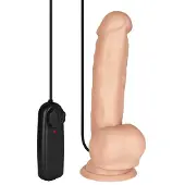 Dr Skin Dr. Skin - Dr. Jay Vibrator Met Zuignap 22 cm - Beige - Beige