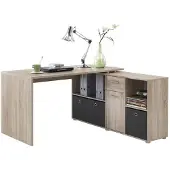 Fd Furniture Hoekbureau Trex 136 cm breed eiken