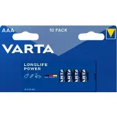 Varta Longlife Power - AAA Alkaline Batterijen - 400 Stuks