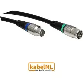 Technetix RLA++10 4G/LTE proof IEC (m) - IEC (v) coaxkabel - 3 meter