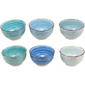 Cookinglife Soepkommen / kommen Delice Blauw ø 14 cm - 6 stuks