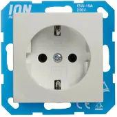 ION Industries Wandcontactdoos | RA E1 Alpin Wit