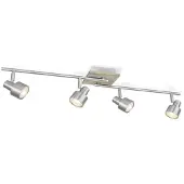 Home Sweet Home LED opbouwspot Drift 4L 80 cm - mat staal