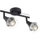 Home Sweet Home LED opbouwspot Vaya 2L - zwart