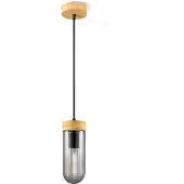 Home Sweet Home hanglamp Capri klein - hout/glas