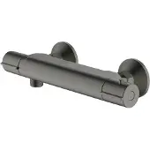 AquaVive Thermostatische Douchekraan Nilson - Gunmetal - 15 Cm