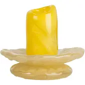 By On Lara kandelaar XS 9 cm Geel-lichtbeige