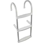 Lalizas Aluminium Ladder Wit,Zilver 3 Steps