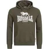 Lonsdale Sweatshirt 'Fremington' groen / wit