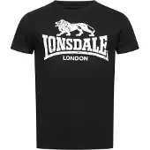 Lonsdale Shirt zwart / wit