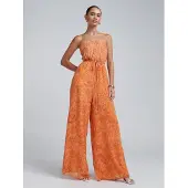 BWLDR Jumpsuit 'Alias' oranje / lichtoranje