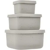 Kikkaboo Platinum Silicone Lunch Box Set 3 Units Groen