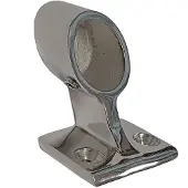 Jero Marine Railinghouder Eindstuk 22mm 120 graden Rvs