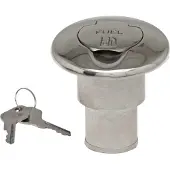 Jero Marine Dekvuldop Fuel met Slot 38mm Rvs