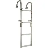 Jero Marine Opvouwbare Zwemtrap Rvs 4 Treden 92x26cm