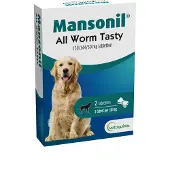 Mansonil All Worm Dog Tasty Small/Medium - Anti wormenmiddel