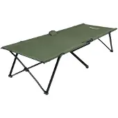 Songmics Campingbedje met metalen frame, Groente