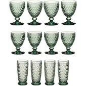 Villeroy & Boch Wein- & Longdrinkgläser Boston Coloured Set van 12