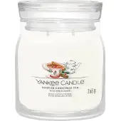 Yankee candle - London Christmas Tea Medium Geurkaars - 50 branduren - 2 lonten