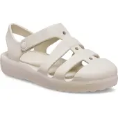 Crocs Open schoenen 'Kindersandalen mit Klettverschluss „Classic Fisherman“' wit