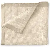 Linnick Velvet Sprei - beige 180x260cm