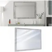 Vicco Kiko Badkamerspiegel – 45 x 60 cm Beton