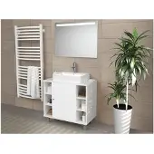 Vicco Fynn Wastafelonderkast – 60 x 54 cm Wit
