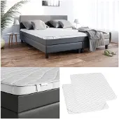 VitaliSpa Matrasbeschermer – 160 x 200 cm Stiksels Wit