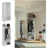 Vicco Elmo Garderobe – 80 x 200 cm Wit