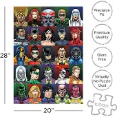 Aquarius - Faces (1000 pieces) Puzzel - Multicolours