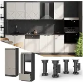 Vicco Fame-Line Magnetronkast – 60 cm GrijsBeige