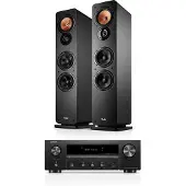 Teufel ULTIMA 40 + DENON DRA-900H Stereo Zwart