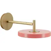 UMAGE Design wandlamp Asteria Short, dimbaar, paars / roze / rose, Woon-/ Eetkamer, metaal, Design, Wandlamp design