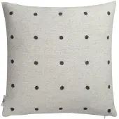 Røros Tweed Pastille kussen 50x50 cm Black and white
