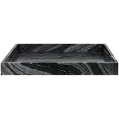 Mette Ditmer Badkamerorganizer Marble Large Black / Grey