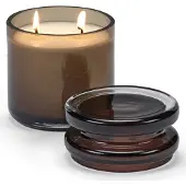 Serax Marie Michielssen Geurkaarsen S | Zephyr (Dark Brown) | Sweet Orange - Cedarwood - Vetiver