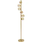 Kare Design vloerlamp Scala Balls, messing / goud, Woon-/ Eetkamer, Design, vloerlamp