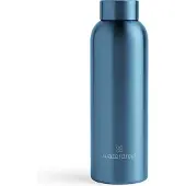 Waterdrop Thermosfles - 600 ml - Roestvrij Staal - Blue Brushed