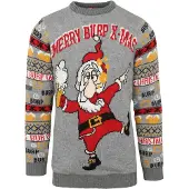 Suitable Suitabe Kersttrui Muticoour Grijs Apoo ampjes