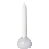 ERNST Kaarshouder Ø7,5 Cm Wit - Kandelaars Glas White - 364380