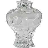 Hein Studio Ammonit Vaas 30 Cm Doorzichtig - Vazen Mondgeblazen Glas Clear - 1534