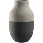 Kähler Omaggio Circulare vaas H31 cm Antracietgrijs