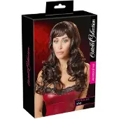 Cottelli - pruik - golvend haar - bruin