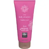 Shiatsu - Shiatsu 2in1 Raspberry geur - massage glijmiddel - framboos (200 ml)